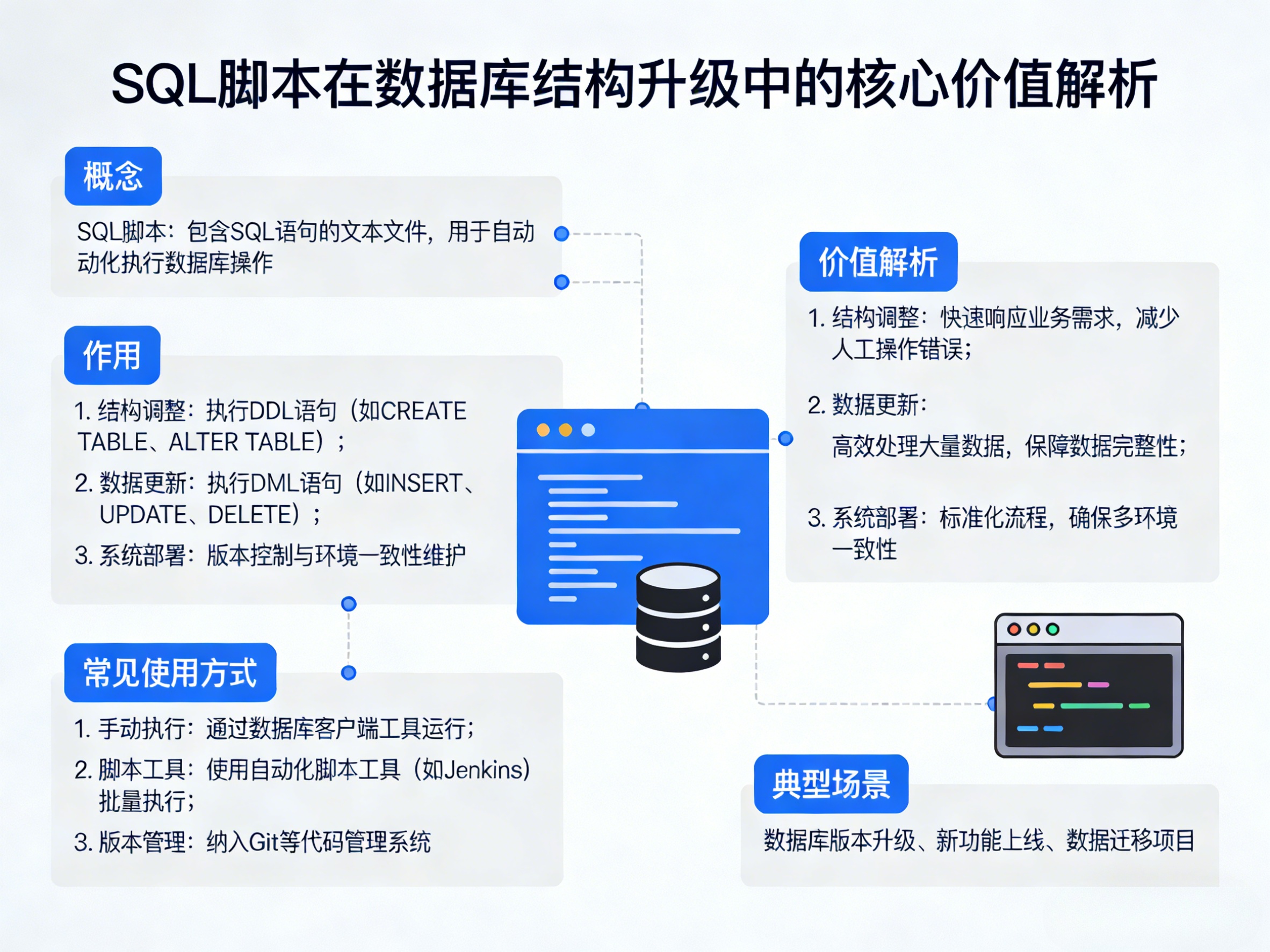 SQL脚本是什么？理解数据库升级与结构变更中常用的SQL脚本管理方式